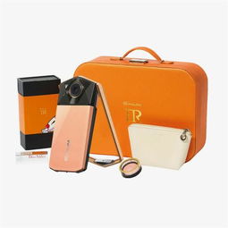 璀璨之約 卡西歐EX-TR600 限定幻彩禮盒版橙色數碼相機